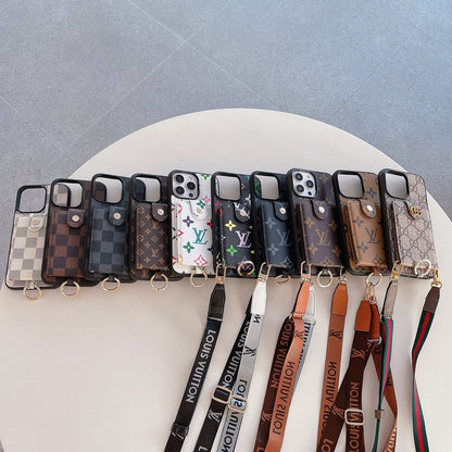 Luxury Card Bag Classic Chain iPhone Case