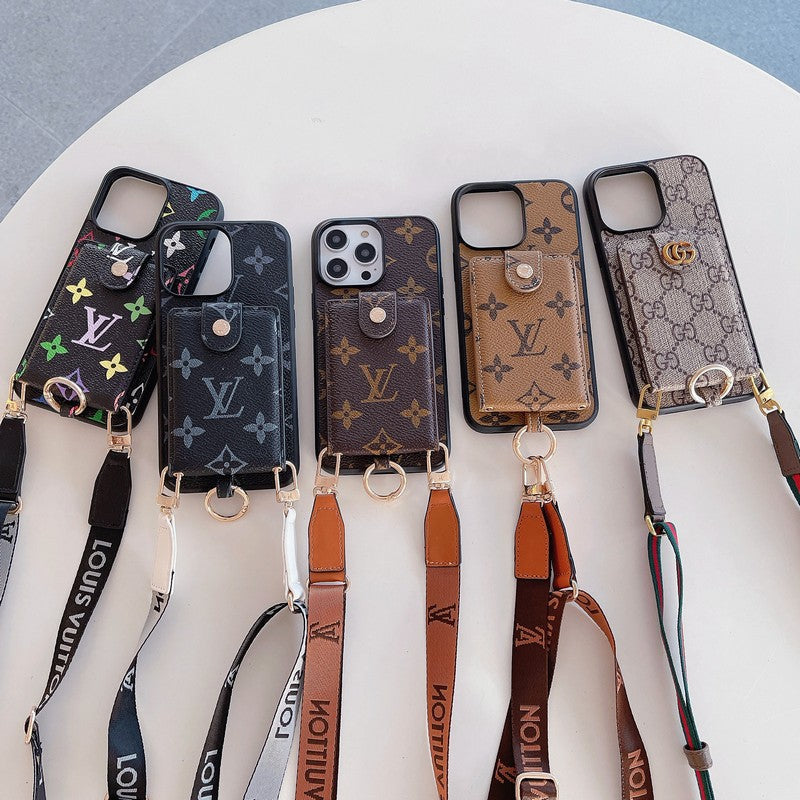 Luxury Card Bag Classic Chain iPhone Case