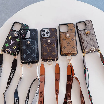 Luxury Card Bag Classic Chain iPhone Case