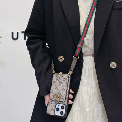 Luxury Card Bag Classic Chain iPhone Case
