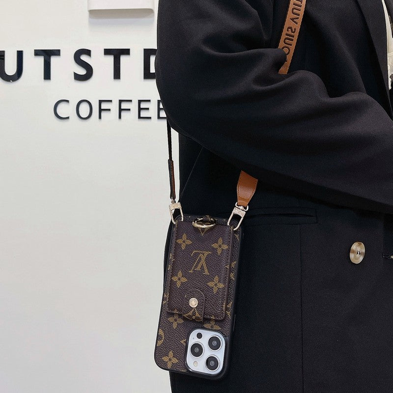Luxury Card Bag Classic Chain iPhone Case
