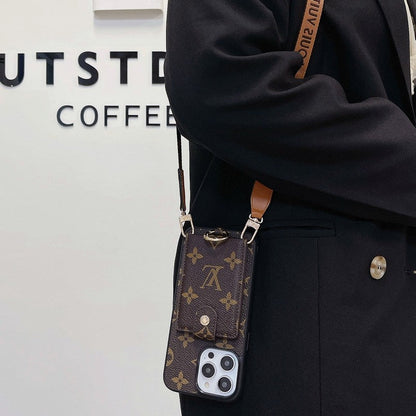 Luxury Card Bag Classic Chain iPhone Case