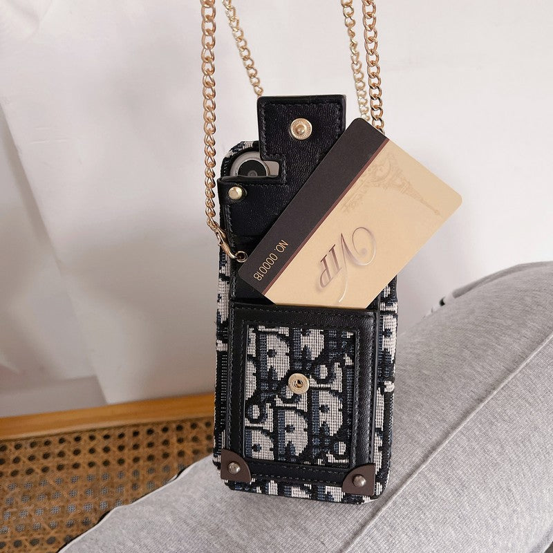 Fashion Card Bag Fabric iPhone Case