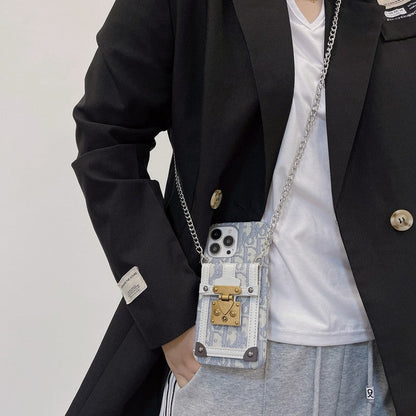 Fashion Card Bag Fabric iPhone Case
