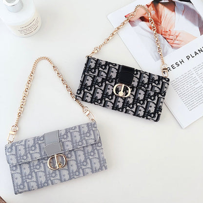 Fashion Bag Scarves Chain iPhone Case