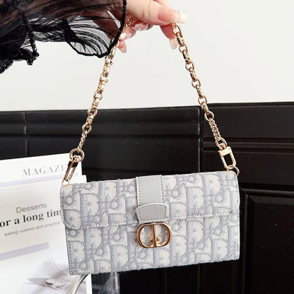 Fashion Bag Scarves Chain iPhone Case