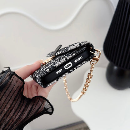 Fashion Bag Scarves Chain iPhone Case