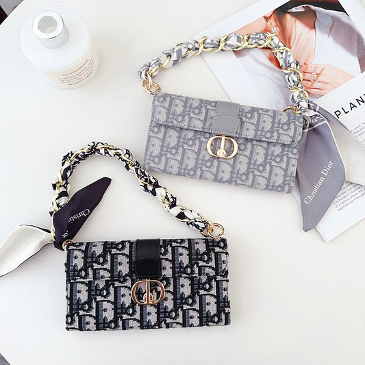 Fashion Bag Scarves Chain iPhone Case