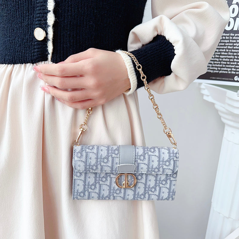 Fashion Bag Scarves Chain iPhone Case