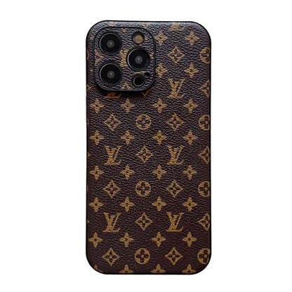 Luxury Classic Color Leather iPhone Case