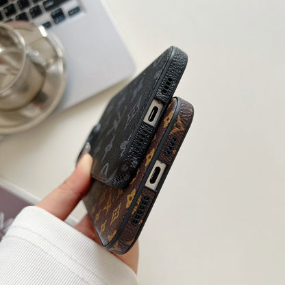 Luxury Classic Color Leather iPhone Case