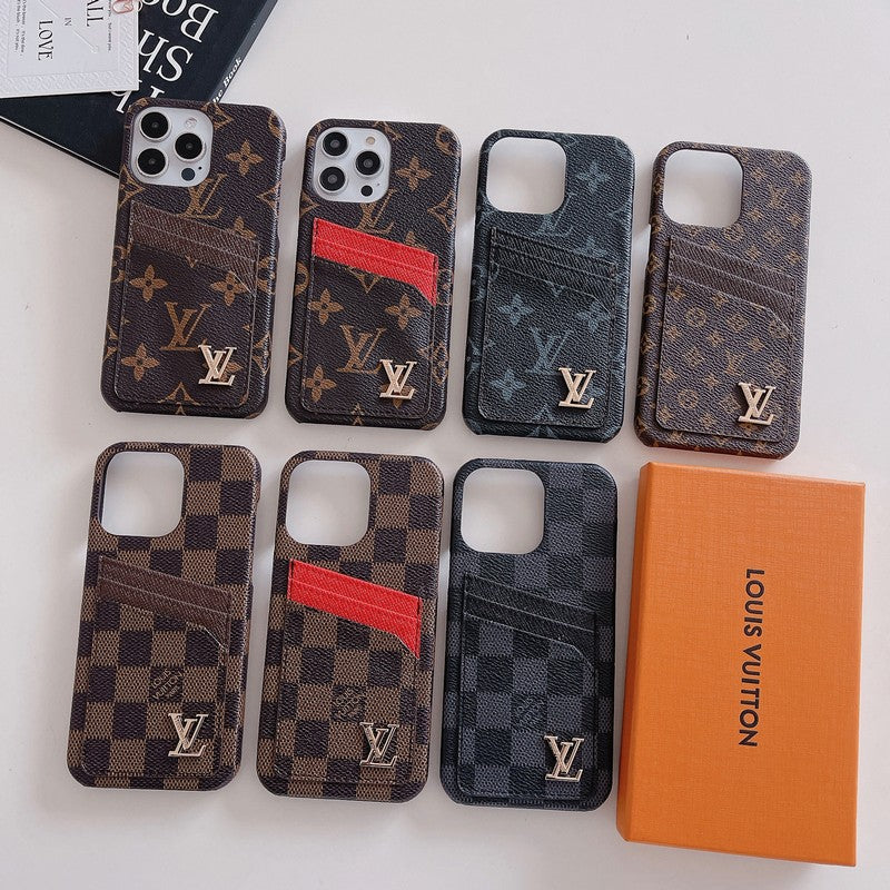 Luxury Card Bag Classic iPhone Case