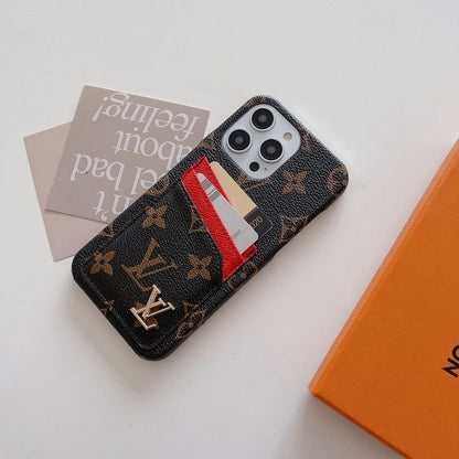Luxury Card Bag Classic iPhone Case