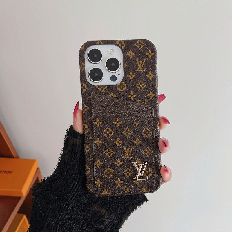 Luxury Card Bag Classic iPhone Case