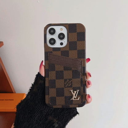Luxury Card Bag Classic iPhone Case