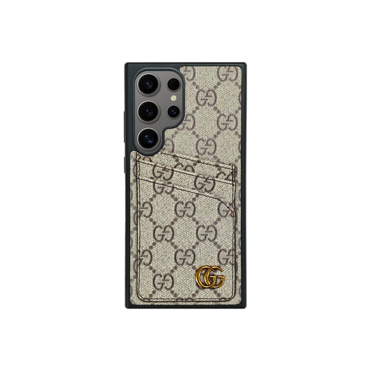 Simple Cardholder Beige G Case | Samsung