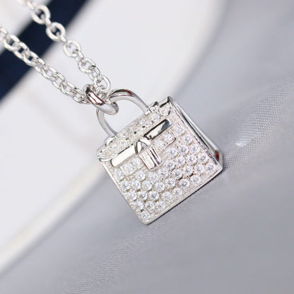 Luxury-style bag necklace