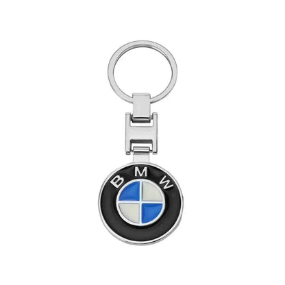 Car Keychain – Handwoven Leather & Zinc Alloy Key Ring