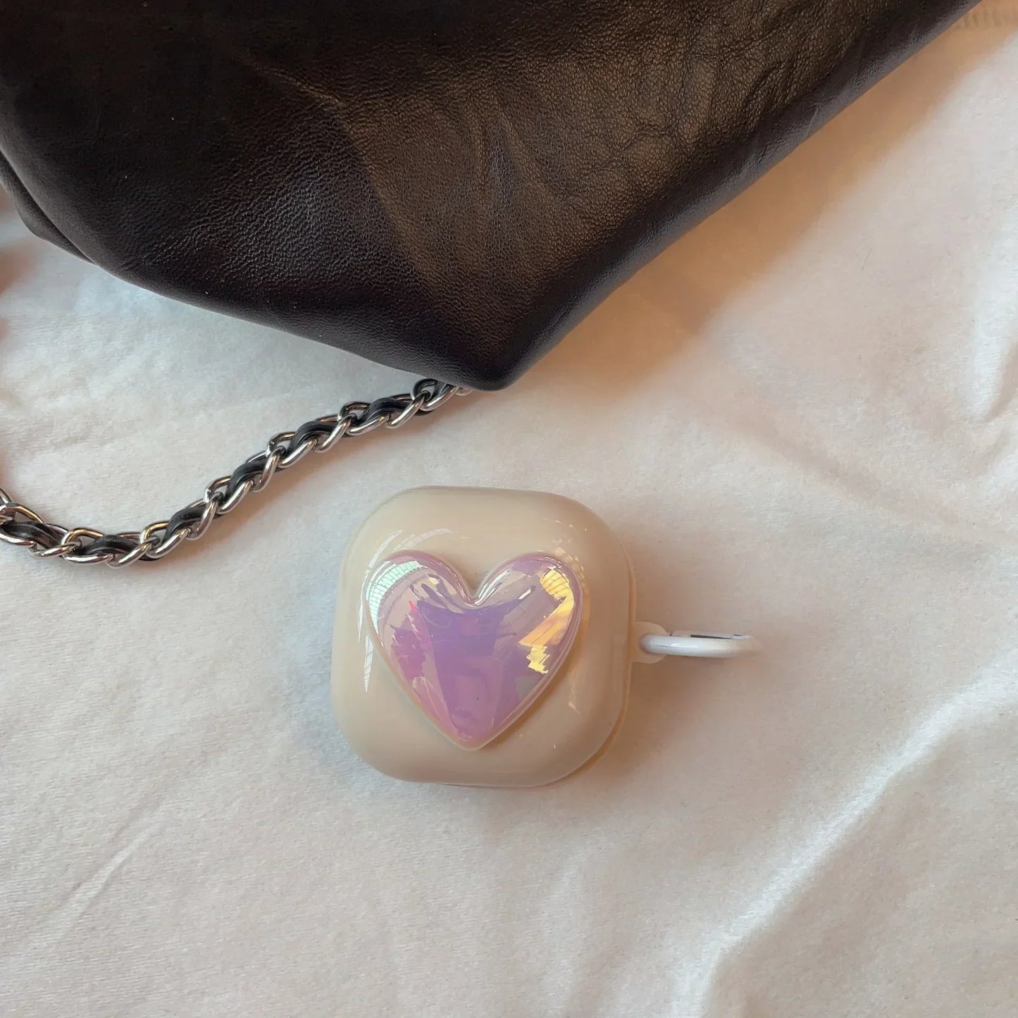 For Samsung Galaxy Buds Case Cute Heart Earphone Cover