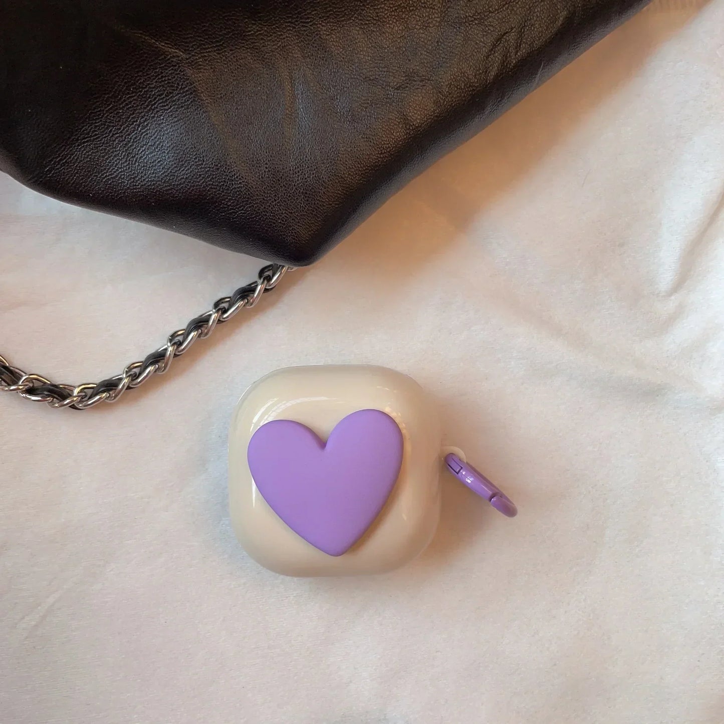 For Samsung Galaxy Buds Case Cute Heart Earphone Cover