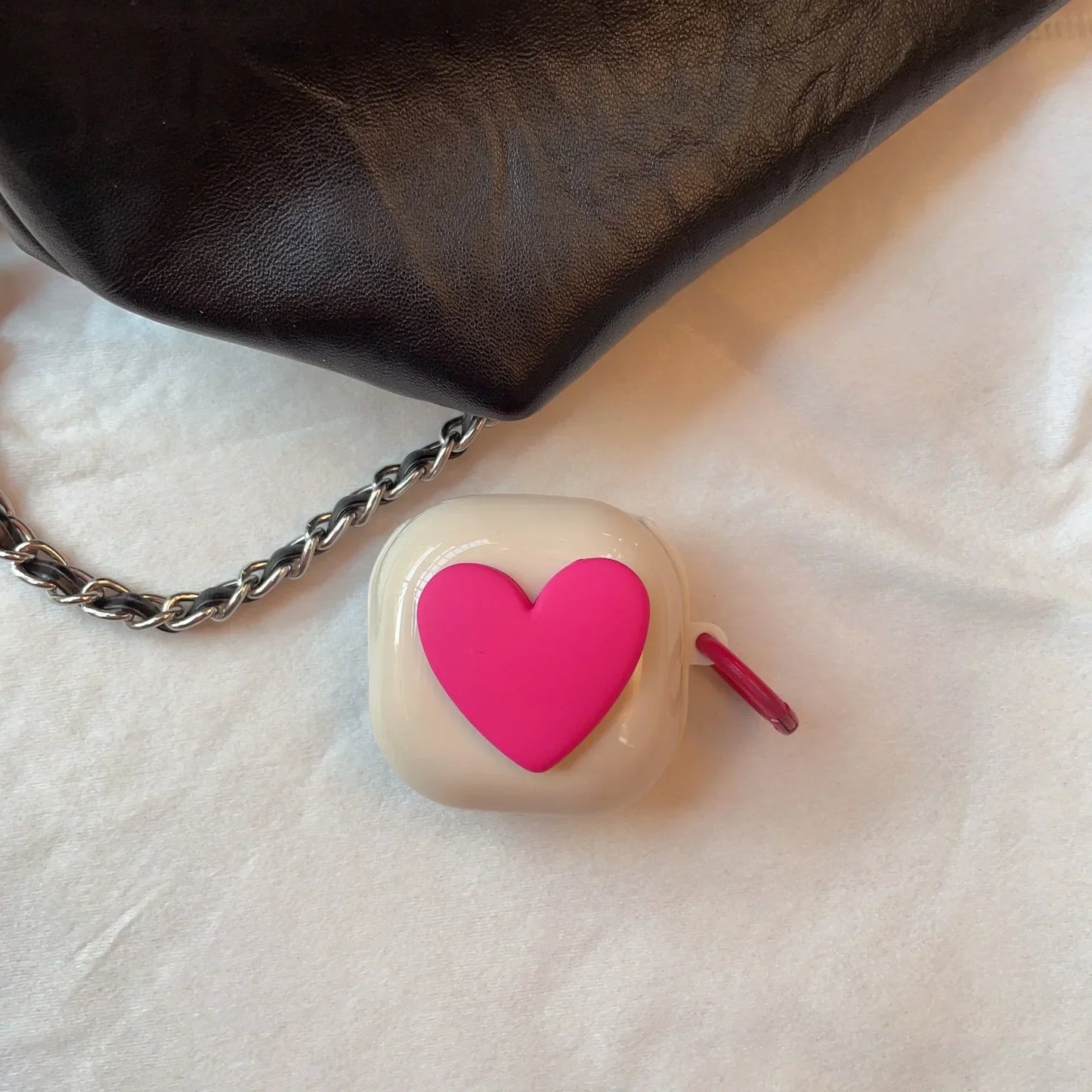 For Samsung Galaxy Buds Case Cute Heart Earphone Cover