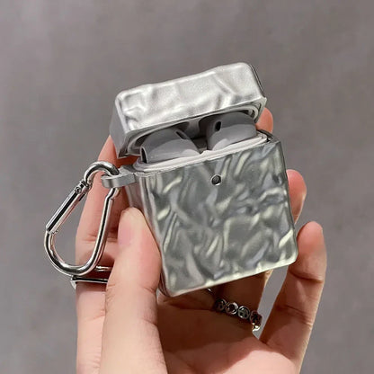 Silver Case for AirPods 3 Pro 2 Earphone Case for AirPod 1/2/3 Cover
