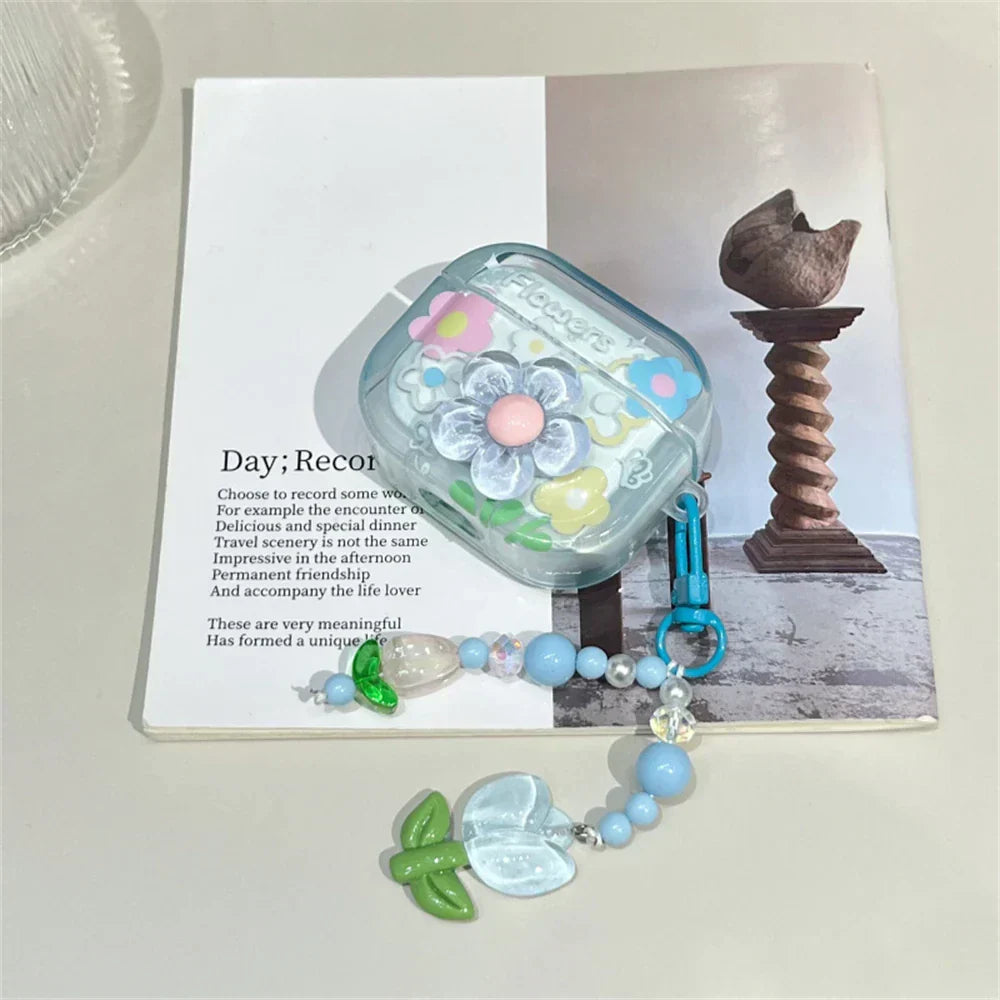 Flower Case For AirPods 1 2 3 Cover