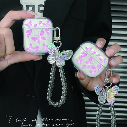 Earphone Case for Apple airpods 1/2 /3 For Airpods Pro 2nd Earphone Case With Keychain