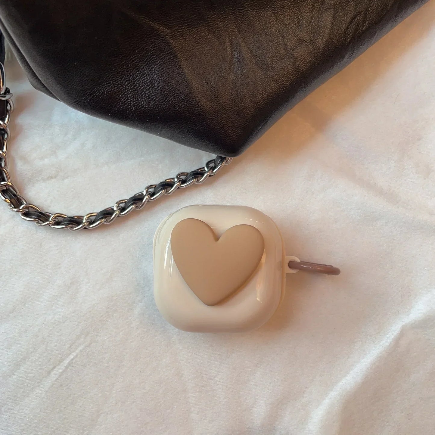 For Samsung Galaxy Buds Case Cute Heart Earphone Cover