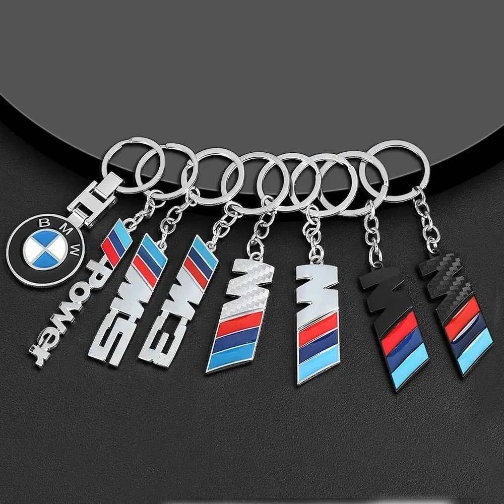 Car Keychain – Handwoven Leather & Zinc Alloy Key Ring