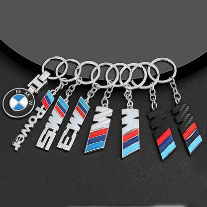 Car Keychain – Handwoven Leather & Zinc Alloy Key Ring