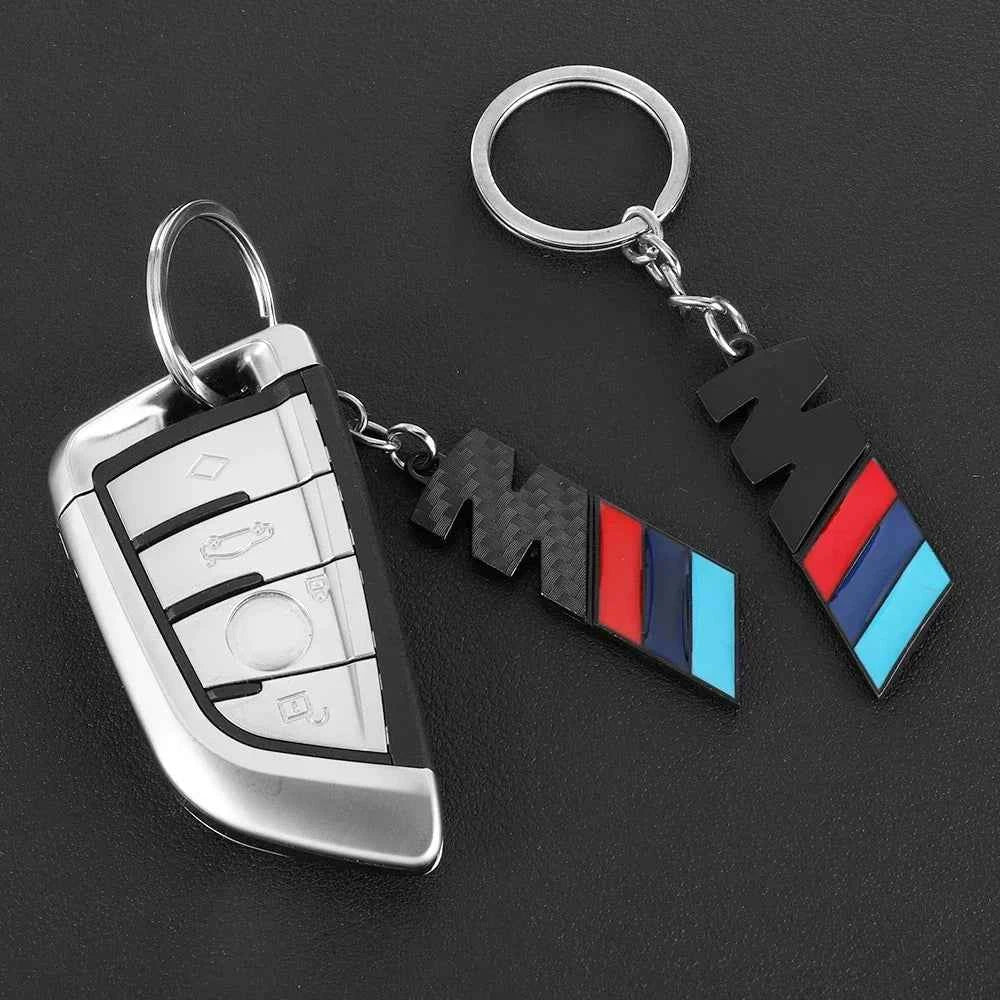 Car Keychain – Handwoven Leather & Zinc Alloy Key Ring