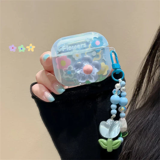 Flower Case For AirPods 1 2 3 Cover