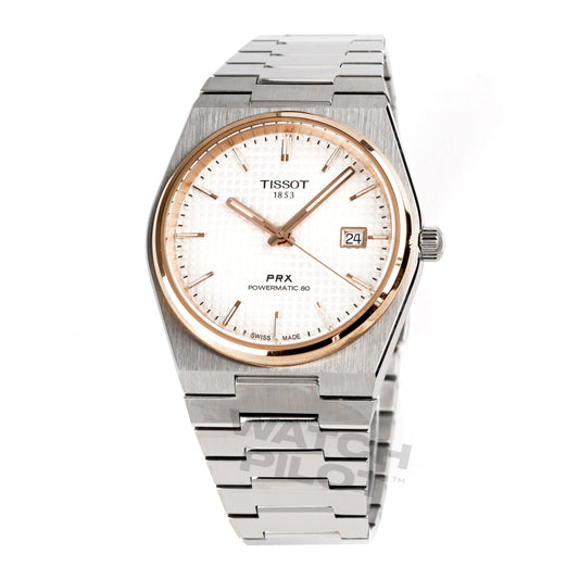 Tissot Prx Powermatic 80 Men's Silver Watch