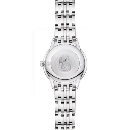 De Ville Prestige Diamonds Quartz 27.5mm - White, Mother-of-Pearl on Bracelet