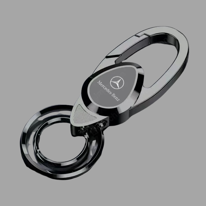 Sleek High-Shine Metal Keychain