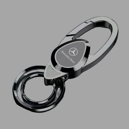 Sleek High-Shine Metal Keychain