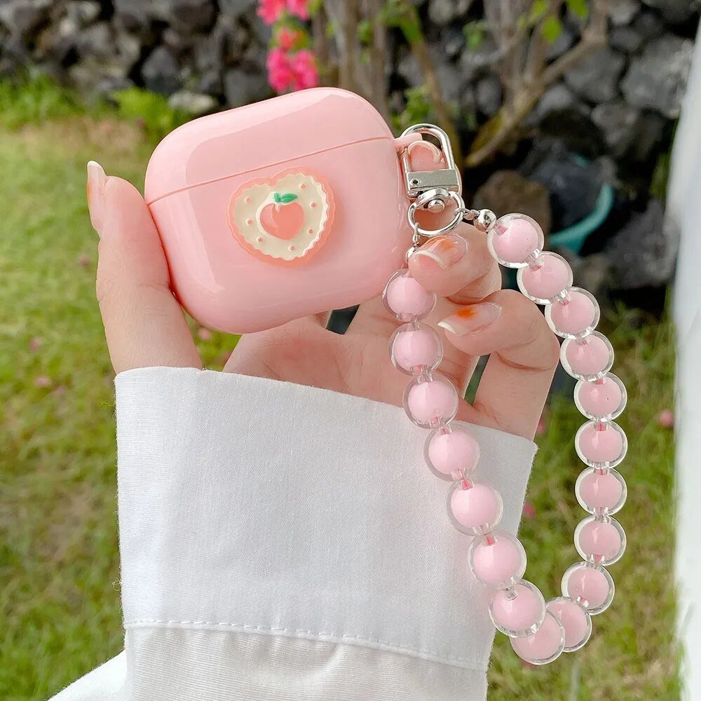 AirPods 3 1 2 Pro Earphone Cover Keyring Soft Silicone Protective Cases
