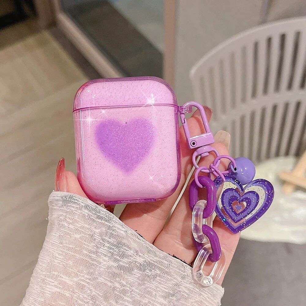 AirPods 3 1 2 Pro Earphone Cover Keyring Soft Silicone Protective Cases
