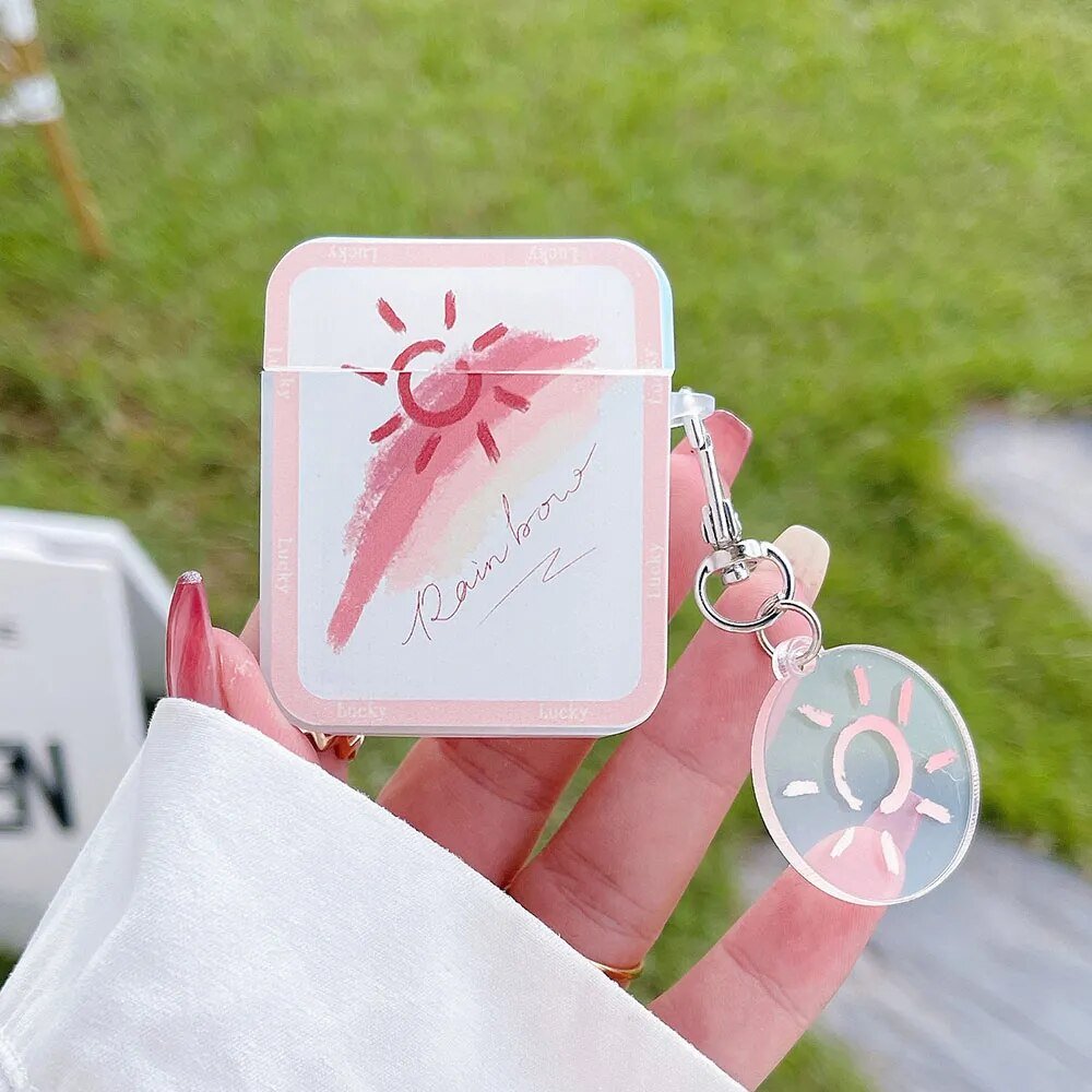 AirPods 3 1 2 Pro Earphone Cover Keyring Soft Silicone Protective Cases