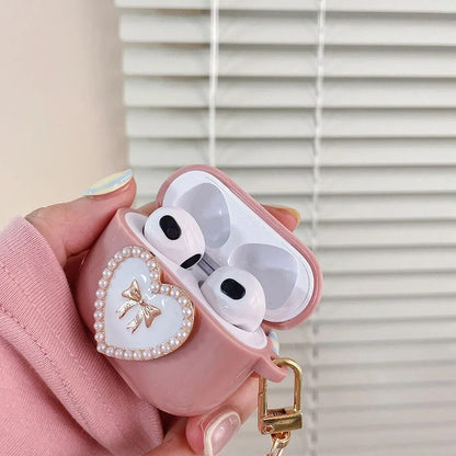 AirPods 3 1 2 Pro Earphone Cover Keyring Soft Silicone Protective Cases