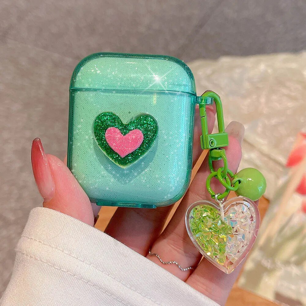 AirPods 3 1 2 Pro Earphone Cover Keyring Soft Silicone Protective Cases