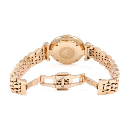 Emporio Armani Ladies Rose Gold Watch