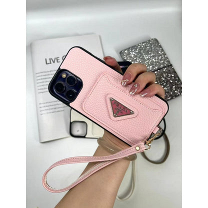 Luxury Four Colors Card Bag iPhone Case