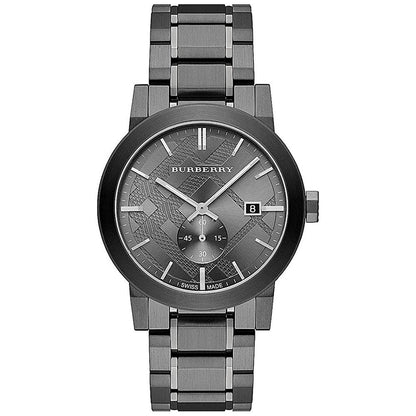 Burberry Men's Gunmetal Grey Chronograph 42mm Watch