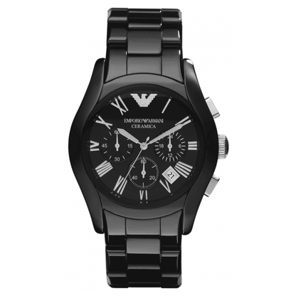 Emporio Armani Men's Black Chronograph Watch
