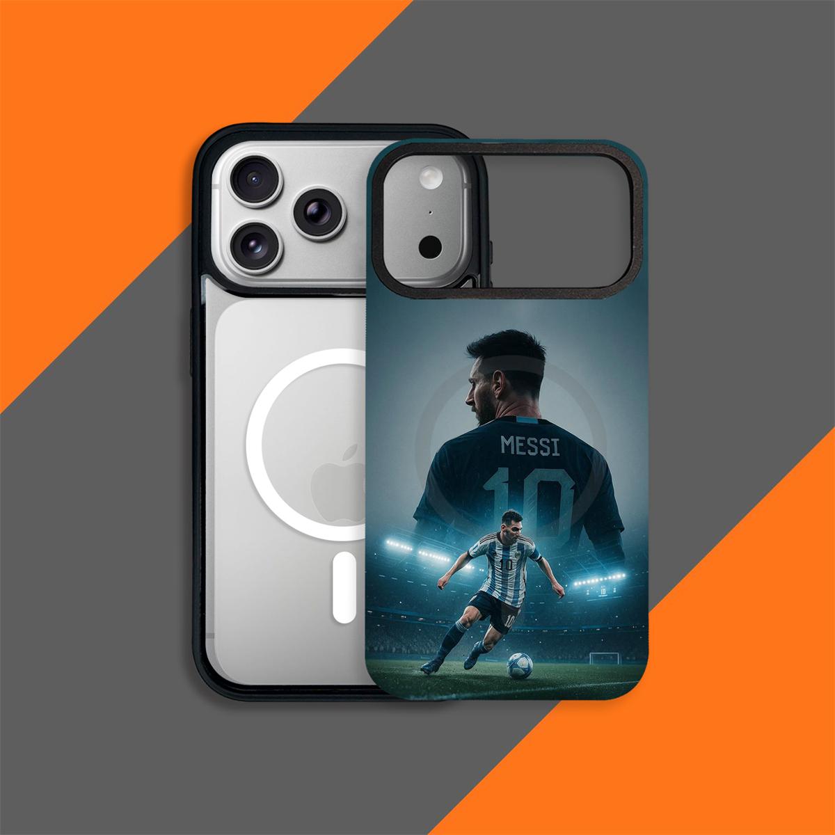 Football Legends Magnetic Phone Case – Shockproof Soft TPU with Interchangeable Back