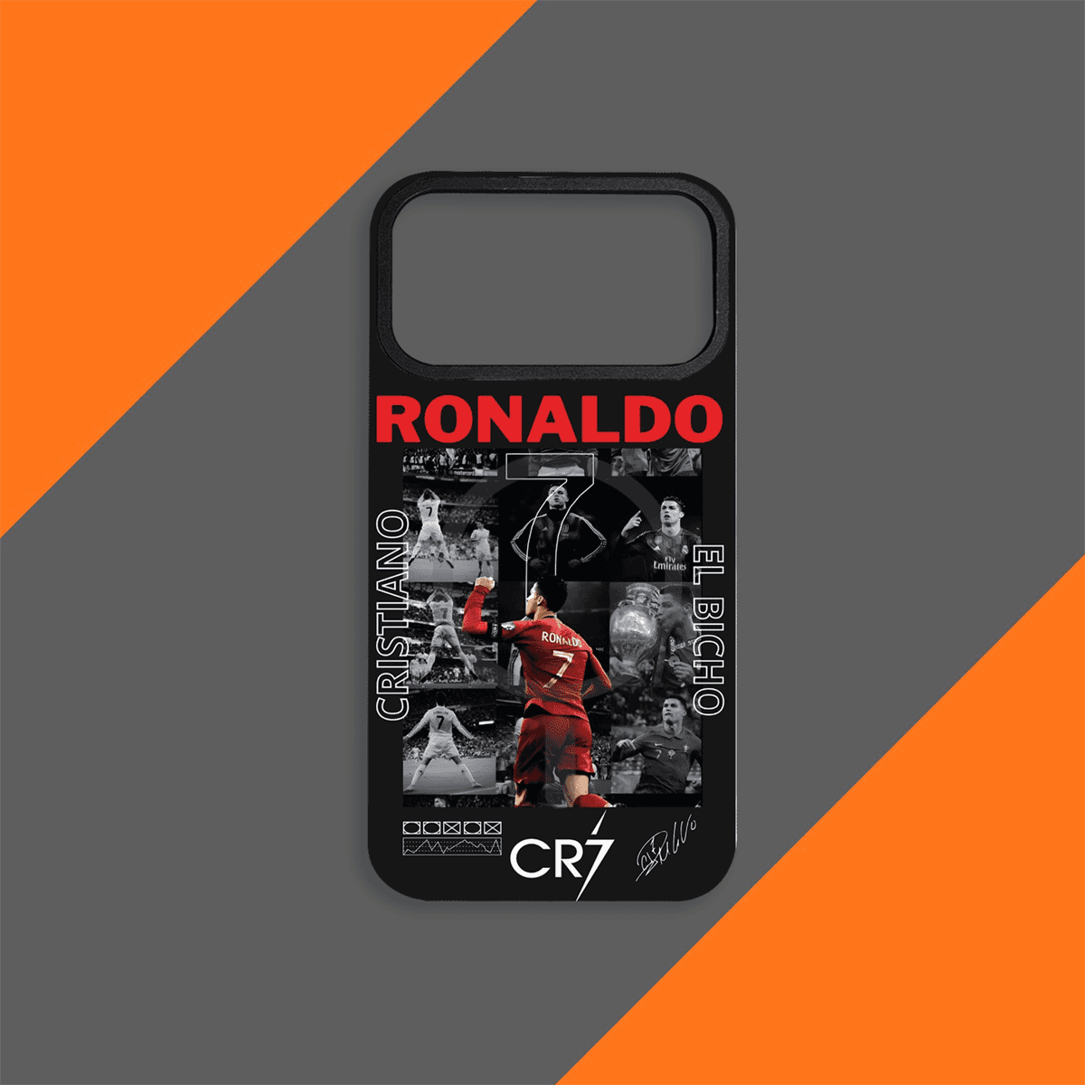 Football Legends Magnetic Phone Case – Shockproof Soft TPU with Interchangeable Back
