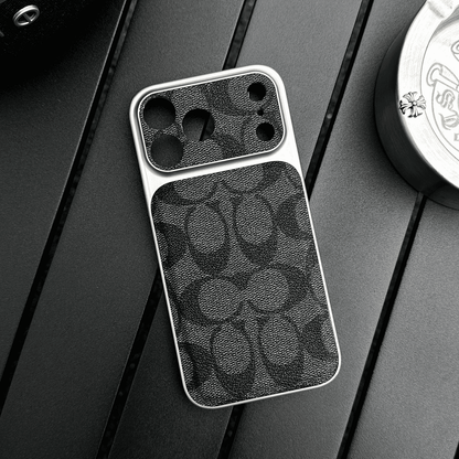 Luxury Pattern Leather Phone Case With Shockproof Edges
