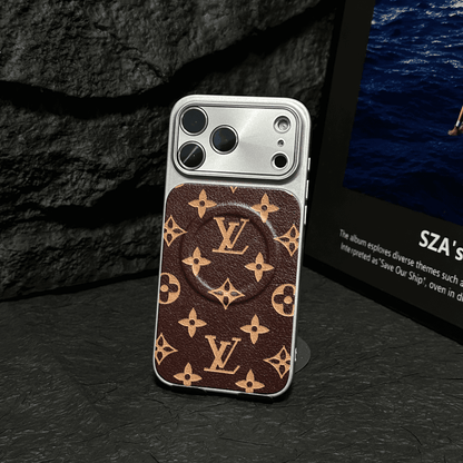 MagSafe Leather iPhone Case – Magnetic Grip & Full Protection